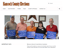 Tablet Screenshot of hancockvotes.com